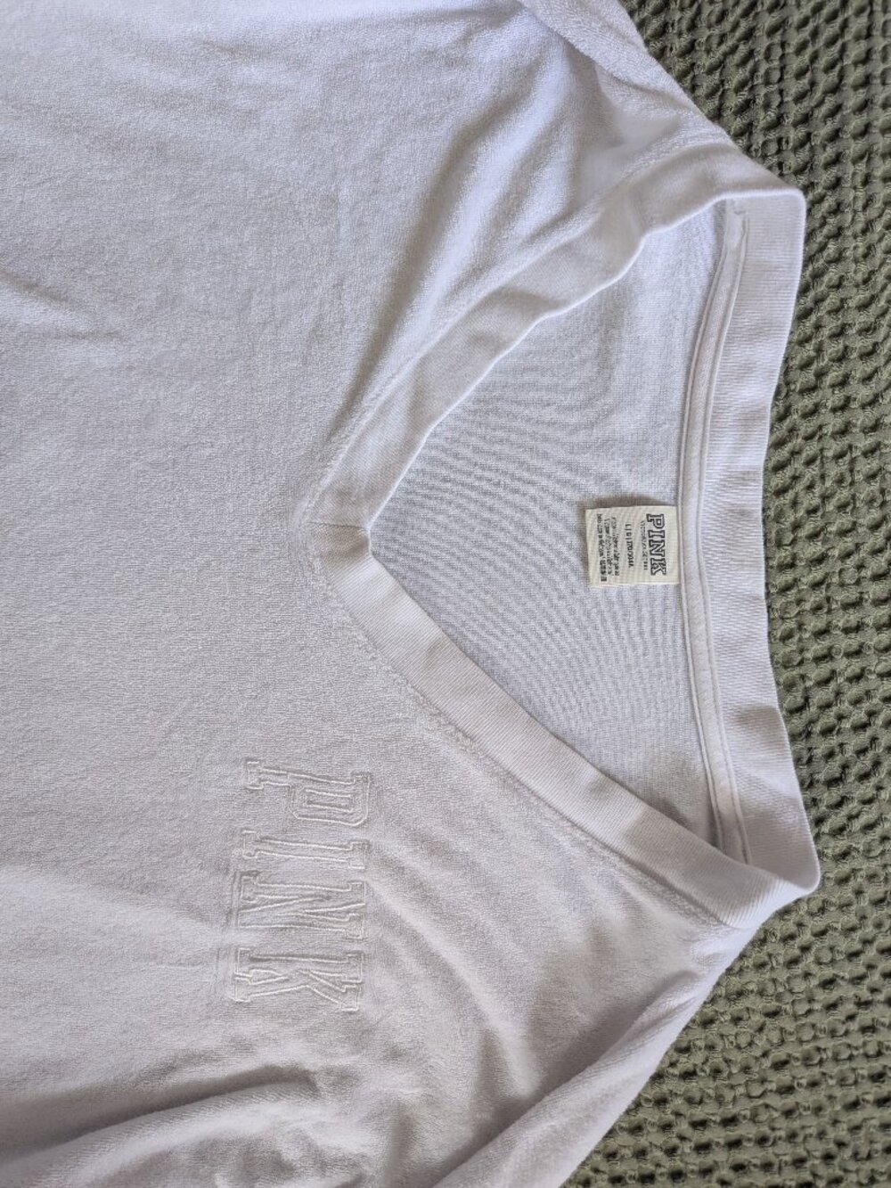 Victoria's Secret PINK White Pullover